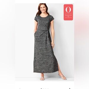 Talbots Charcoal Maxi Dress